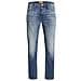 Jeans Larghi Blu Denim Uomo - Foto miniatura 1