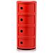 Componibile Kartell 4 Elementi Rosso - Foto miniatura 1