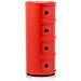 Componibile Kartell 4 Elementi Rosso - Foto miniatura 3
