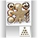 Kit Di 18 Pezzi Di Decorazioni Natalizie - Oro - Foto miniatura 1