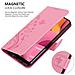 Cadorabo Custodia Compatibile Con Samsung Galaxy A20s In Rosa Fiore - Coperchio Protettivo In Design Floreale Con Chiusura Magnetica, Funzione Stand E Slot Per Carte - Foto miniatura 5
