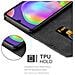 Custodia Compatibile Con Samsung Galaxy A31 In Oro Rosato Nero - Coperchio Protettiva Con Chiusura Magnetica, Funzione Stand E Tasca Per Le Carte - Foto miniatura 4