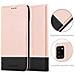 Custodia Compatibile Con Samsung Galaxy A31 In Oro Rosato Nero - Coperchio Protettiva Con Chiusura Magnetica, Funzione Stand E Tasca Per Le Carte - Foto miniatura 5