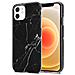 Cadorabo Custodia Compatibile Con Apple Iphone 12 Pro Max In Marmo Nero Bianco No. 22 - Coperchio Protettivo In Silicone Tpu Con Motivo A Mosaico - Foto miniatura 1