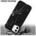 Cadorabo Custodia Compatibile Con Apple Iphone 12 Pro Max In Marmo Nero Bianco No. 22 - Coperchio Protettivo In Silicone Tpu Con Motivo A Mosaico - Foto miniatura 4