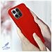 Cover Per Honor X8 4g In Silicone Semi-rigido Soft-touch Rossa - Foto miniatura 2