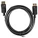 Cavo Displayport 1.2 Maschio A Displayport 1.2 Maschio 3m 4k Nero Ca-dpdp-10cc-0030-bk - Foto miniatura 6