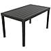 Tavolo Da Esterno Vasto, Tavolo Rettangolare Da Pranzo, Tavolo Da Giardino Indoor E Outdoor Multiuso, 100% Made In Italy, 138x78h72 Cm, Antracite - Foto miniatura 2