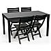Tavolo Da Esterno Vasto, Tavolo Rettangolare Da Pranzo, Tavolo Da Giardino Indoor E Outdoor Multiuso, 100% Made In Italy, 138x78h72 Cm, Antracite - Foto miniatura 4
