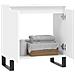 Mobile Da Bagno Bianco 58x33x60 Cm In Legno Multistrato - Foto miniatura 4