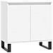 Mobile Da Bagno Bianco 58x33x60 Cm In Legno Multistrato - Foto miniatura 1