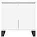 Mobile Da Bagno Bianco 58x33x60 Cm In Legno Multistrato - Foto miniatura 6