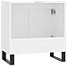 Mobile Da Bagno Bianco 58x33x60 Cm In Legno Multistrato - Foto miniatura 7