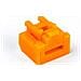 Nl03p1or Clip Sicura Bloccaporte Rj-45 Arancione 12 Pz - Foto miniatura 4
