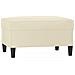 Poggiapiedi Crema 70x55x41 Cm In Similpelle - Foto miniatura 2