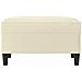 Poggiapiedi Crema 70x55x41 Cm In Similpelle - Foto miniatura 3