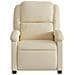 Poltrona Reclinabile In Tessuto Crema - Foto miniatura 12