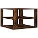 Tavolino Salotto Rovere Fumo 59,5x59,5x40 Cm Legno Multistrato - Foto miniatura 2