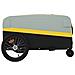 Rimorchio Da Bici Nero E Giallo 45 Kg In Ferro - Foto miniatura 2