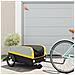 Rimorchio Da Bici Nero E Giallo 45 Kg In Ferro - Foto miniatura 4