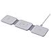 Base Ricarica Pieghevole 3 In 1 Compat. Caricatore A Induzione /magsafe, Bianco - Foto miniatura 1