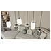 Lampada A Sospensione Verdi - Nero - Metallo - 60x14x140 Cm - Foto miniatura 3