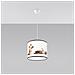 Sollux Lighting Lampada A Sospensione Kitty 30 Sl.1420 - Moderno Lampade A Sospensione Multicolore 95x30x30 Cm - Foto miniatura 7