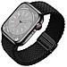 Cinturino Starlight In Nylon Intrecciato Per Apple Watch Black S - Foto miniatura 2