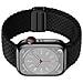 Cinturino Starlight In Nylon Intrecciato Per Apple Watch Black S - Foto miniatura 3