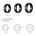 Anello Intelligente Smart Ring Orbyt Taglia 11 (20.8 mm) Fitness Tracker con Custodia di Ricarica Impermeabile Colore Nero - Foto miniatura 8