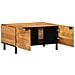 Tavolino da Salotto 80x50x40 cm Legno Massello di Acacia - Foto miniatura 1