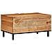 Tavolino da Salotto 80x50x40 cm Legno Massello di Acacia - Foto miniatura 7