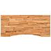 Piano Scrivania Marrone Chiaro 120x50x2,5 Cm In Rovere Massello - Foto miniatura 2