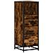 Armadietto Bagno Rovere Fumo 35x37,5x100cm In Legno Multistrato - Foto miniatura 2