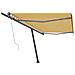 Lusso Casadino -  Tenda Da Sole Autoportante Automatica 500x300 Cm Gialla Bianca - Foto miniatura 1