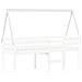 Tetto Letto Bambini Bianco 199x95,5x88 Cm Legno Massello Pino - Foto miniatura 2