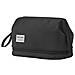 Borsa Da Toilette Da Viaggio - Organizer Per Cosmetici In Tessuto Oxford Black - Foto miniatura 1