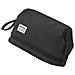 Borsa Da Toilette Da Viaggio - Organizer Per Cosmetici In Tessuto Oxford Black - Foto miniatura 2