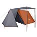 Tenda da Campeggio 3 Persone Grigio e Arancione Impermeabile - Foto miniatura 3