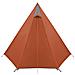 Tenda da Campeggio 3 Persone Grigio e Arancione Impermeabile - Foto miniatura 8