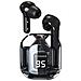 Tws Auricolare Bluetooth Senza Fili 5.3 Chrystal Led Display, Nero - Foto miniatura 1