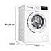 Lavatrice A Carica Frontale Da 9 Kg, 1400 Giri/min - Wan28209fr - Foto miniatura 6