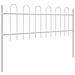 Recinto da Giardino  con Parte Superiore a Cappello Bianco 5,1x0,6 m in Acciaio - Foto miniatura 3
