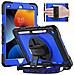 Custodia Per Ipad 9/8/7 10.2” Con Supporto E Tracolla Blu - Foto miniatura 1