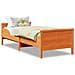 Letto Estensibile per Bambini Cera marrone 80 x 130 / 165 / 200 cm - Foto miniatura 4