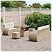 Set Divano da Giardino 8 pcs beige e panna 90 x 55 x 71 cm - Foto miniatura 3