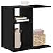 Tavolo laterale Rovere nero 50 x 30 x 50 cm Legno multistrato - Foto miniatura 3
