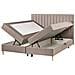 Divano Letto Con Contenitore Tessuto Officer 180 X 200 Cm Tortora - Foto miniatura 4