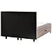 Divano Letto Con Contenitore Tessuto Officer 180 X 200 Cm Tortora - Foto miniatura 6