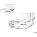 Divano Letto Con Contenitore Tessuto Officer 180 X 200 Cm Tortora - Foto miniatura 8